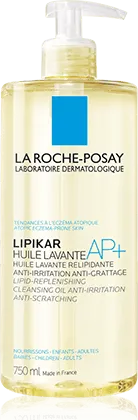 La Roche-Posay Lipikar AP+ Липидовъзстановяващо измиващо олио за бебета, деца и възрастни 750 мл