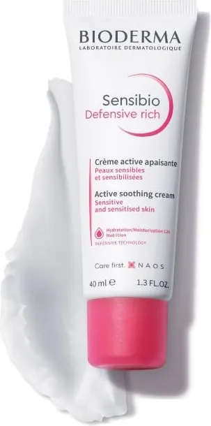 Bioderma Sensibio Defensive Богат защитен крем за лице 40 мл