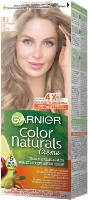 Garnier Color Naturals Трайна боя за коса, 8.1 Light Ash Blond