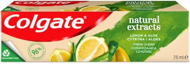 Colgate Natural Extracts Lemon паста за зъби с екстракт от лимон 75 мл