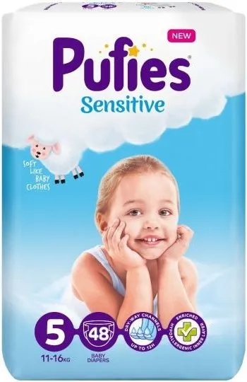 Пелени Pufies Sensitive 5 Junior 48 бр