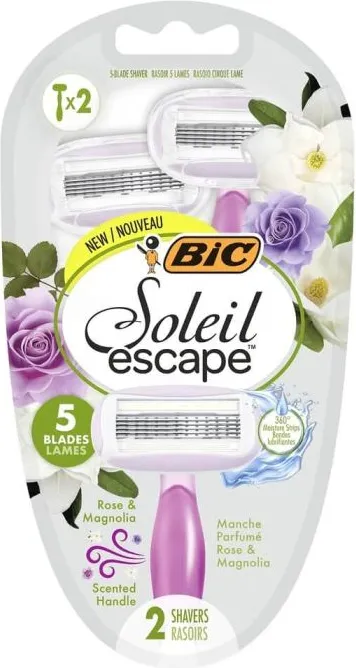 BIC Soleil Escape Rose & Magnolia Дамска самобръсначка х 2 броя