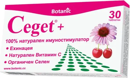 Botanic Ceget Plus Имуностимулатор х30 таблетки