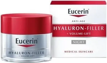 Eucerin Hyaluron-Filler + Volume-Lift Нощен крем за лице 50 мл