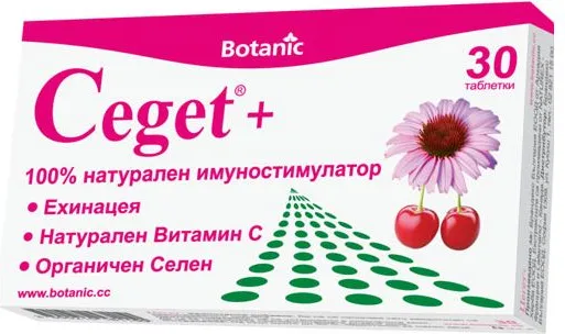 Botanic Ceget Plus Имуностимулатор х30 таблетки