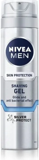 Nivea Men Silver Protect Гел за бръснене 200 мл