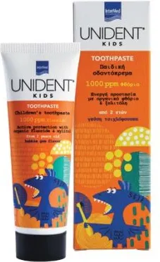 Unident Kids Паста за зъби за деца с флоурид  1000PPM F  50 мл