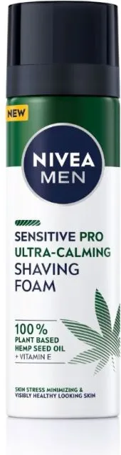 Nivea Men Sensitive Pro Ultra Calming Успокояваща пяна за бръснене за чувствителна кожа 200 мл