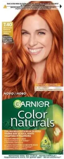 Garnier Color Naturals Трайна боя за коса 7.4 Passionate Copper