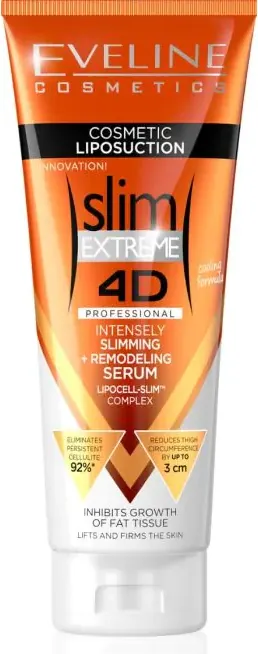 Eveline Slim Extreme 4D Slimming Серум за липосукция и отслабване 250 мл