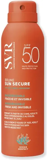 SVR Sun Secure Brume Слънцезащитен прозрачен спрей SPF50+ 200 мл