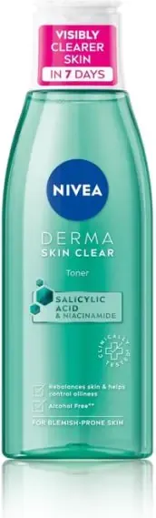 Nivea Derma Skin Clear Тоник за лице 200 мл