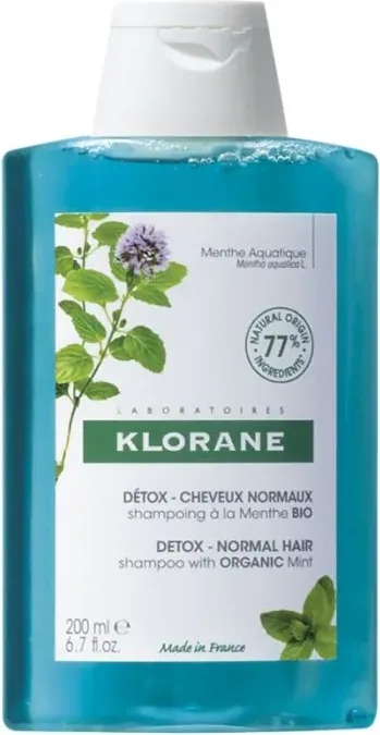 Klorane Детоксикиращ шампоан с екстракт от органична мента 200 мл