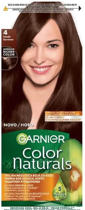 Garnier Color Naturals Трайна боя за коса, 4 Brown