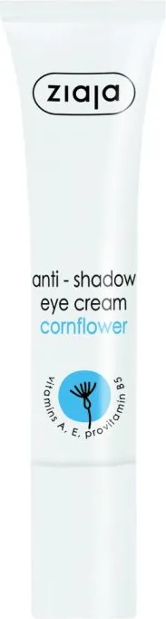 Ziaja Anti-Shadow Eye Cream Cornflower Жая Околоочен крем против тъмни кръгове с екстракт от метличина 15 мл