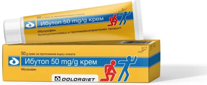 NaturProdukt Ибутоп Крем при болки в ставите и мускулите 50 гр