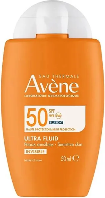 Avene Слънцезащитен Ултра флуид SPF50+ 50 мл