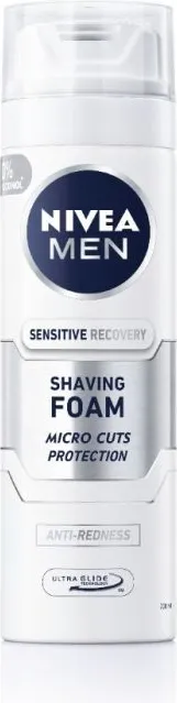 Nivea Men Sensitive Recovery Възстановяваща пяна за бръснене за чувствителна кожа 200 мл