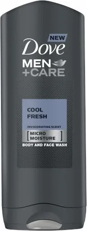 Dove Men+ Care Cool Fresh Освежаващ душ-гел за лице и тяло за мъже 250 мл