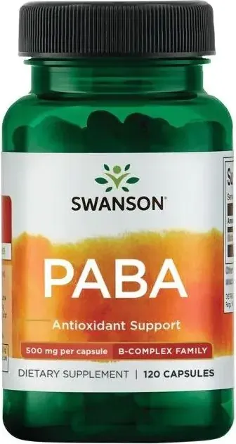 Swanson PABA 500 мг х 120 капсули