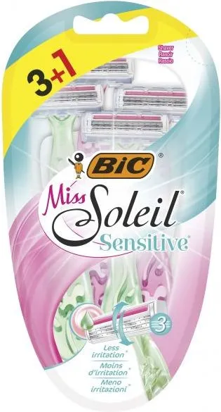 BIC Soleil Sensitive Дамска самобръсначка х 3+1 бр