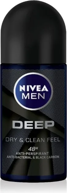 Nivea Men Deep Дезодорант рол-он против изпотяване за мъже 50 мл