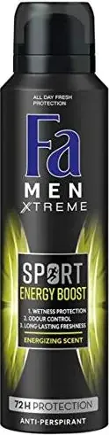 Fa Men Xtreme Sport Energy Boost Део спрей против изпотяване за мъже 150 мл