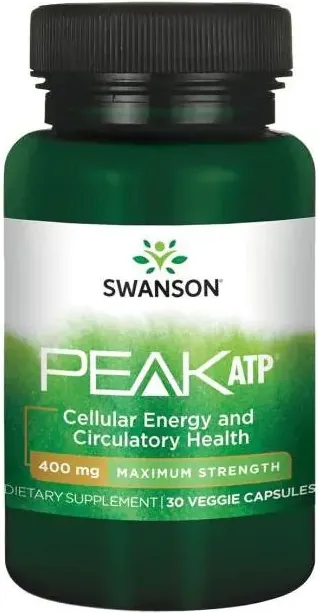 Swanson Maximum Strength Peak ATP 400 Супер мощен АТФ 400 мг х 30 капсули