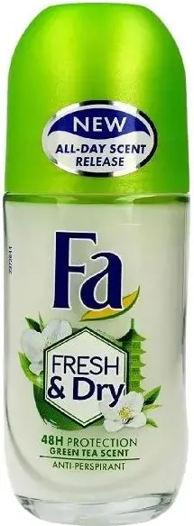 Fa Fresh & Dry Део рол-он против изпотяване за жени с аромат на зелен чай 50 мл