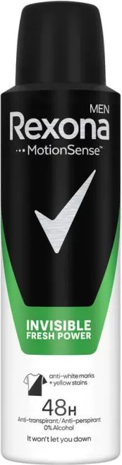 Rexona Men Invisible Fresh Power Део спрей против изпотяване за мъже 150 мл