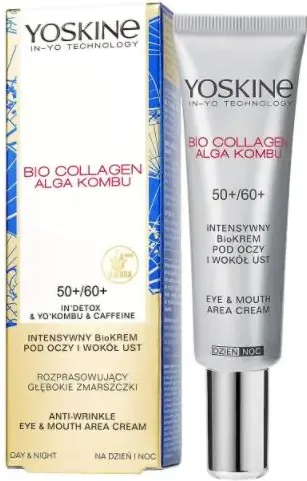 Yoskine Bio-Collagen Крем за зоните около очите и устните 50+/60+ 15 мл