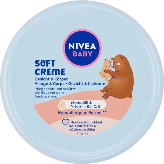 Nivea Baby Нежен бебешки крем 200 мл