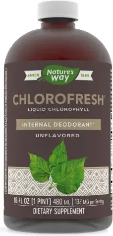Nature’s Way Chlorofresh Liquid Chlorophyll Течен Хлорофил с натурален вкус 473 мл