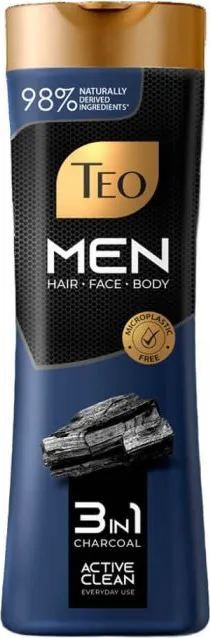 Teo Men Shampoo 3in1 Active Clean Шампоан за мъже 350 мл