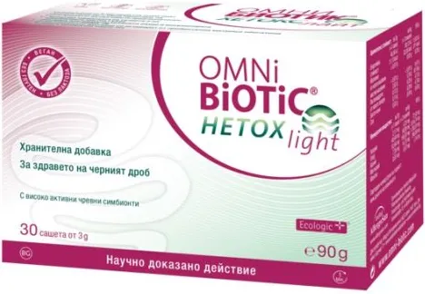 Omni Biotic Hetox Light За здравето на черния дроб 3 гр 30 сашета