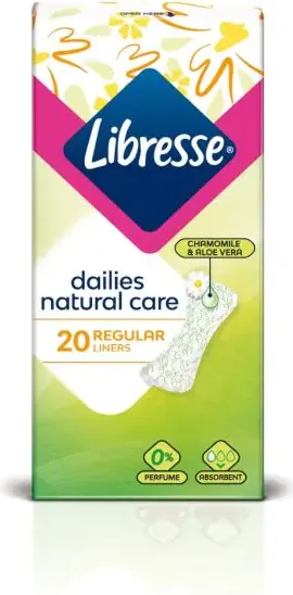 Libresse Natural Care Regular Ежедневни дамски превръзки х20 бр