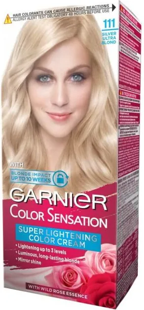 Garnier Color Sensation Трайна боя за коса, 111 Silver Ultra Blond