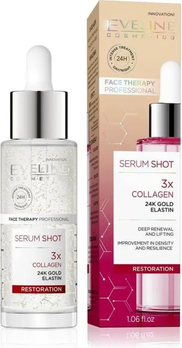 Eveline Serum Shot Мулти колаген серум за лице, шия и деколте 30 мл