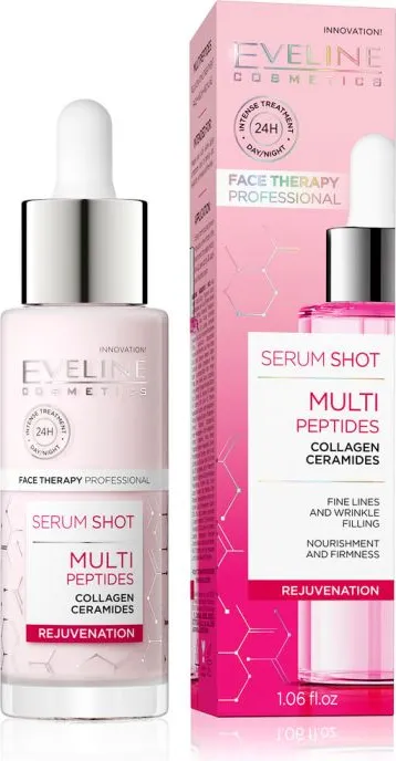 Eveline Serum Shot Серум с мултипептиди за лице, шия и деколте 30 мл