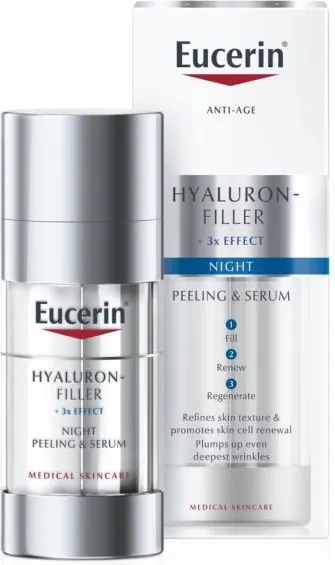 Eucerin Hyaluron-Filler Нощен пилинг & серум 30 мл