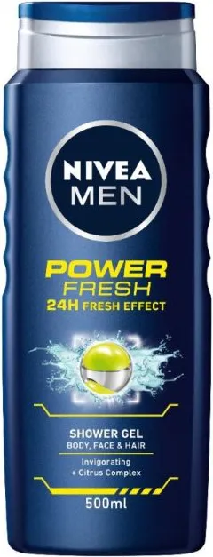 Nivea Men Power Fresh Душ-гел за мъже 500 мл