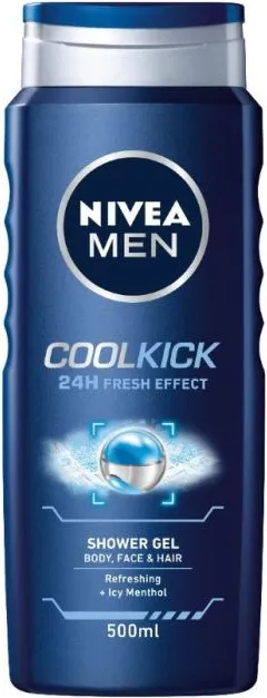 Nivea Men Cool Kick Душ-гел за мъже с мента 500 мл