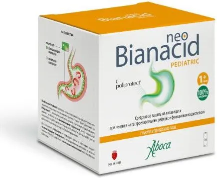 Aboca NeoBianacid Pediatric При киселини и рефлукс за деца 36 сашета