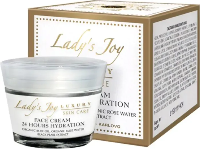 Lady's Joy Luxury Крем за лице 24 часа хидратация 50 мл Българска роза