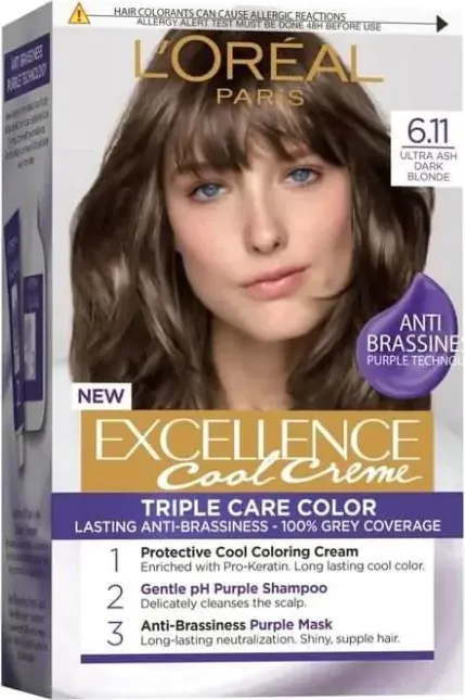 L’Oreal Excellence Cool Creme Боя за коса 6.11 Ultra Ash Dark Brown