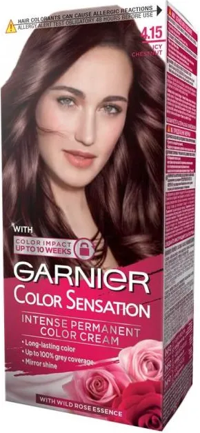 Garnier Color Sensation Трайна боя за коса, 4.15 Icy Chestnut