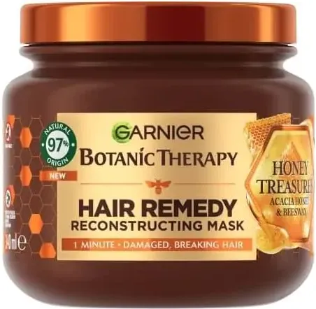 Garnier Botanic Therapy Hair Remedy Honey Treasures Маска за увредена коса 340 мл