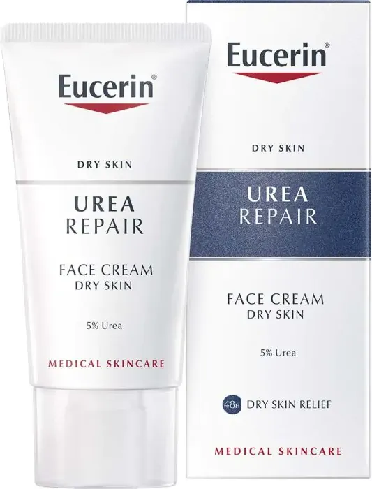 Eucerin Urea Repair Подхранващ дневен крем за лице за суха кожа 5% урея 50 мл