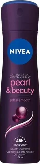 Nivea Pearl & Beauty Black Дезодорант спрей против изпотяване за жени 150 мл