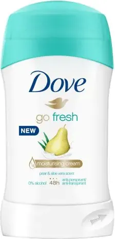 Dove Go Fresh Стик против изпотяване за жени  аромат на круша и алое вера 40 мл